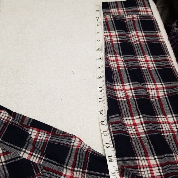 Cotton Plaid Button Down Shirt with Pockets NWOT - Picture 4 of 8